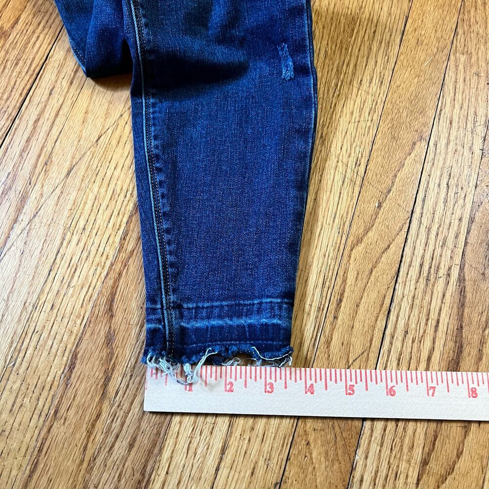 SPANX Jeans Womens Small Skinny Raw Hem Pants Compression Blue - Picture 10 of 10